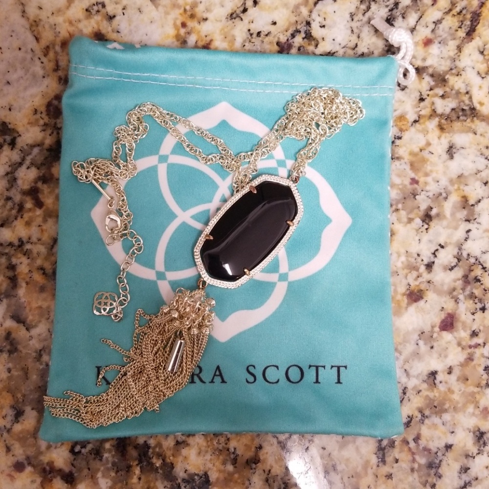 Kendra Scott Rayne Necklace - Black